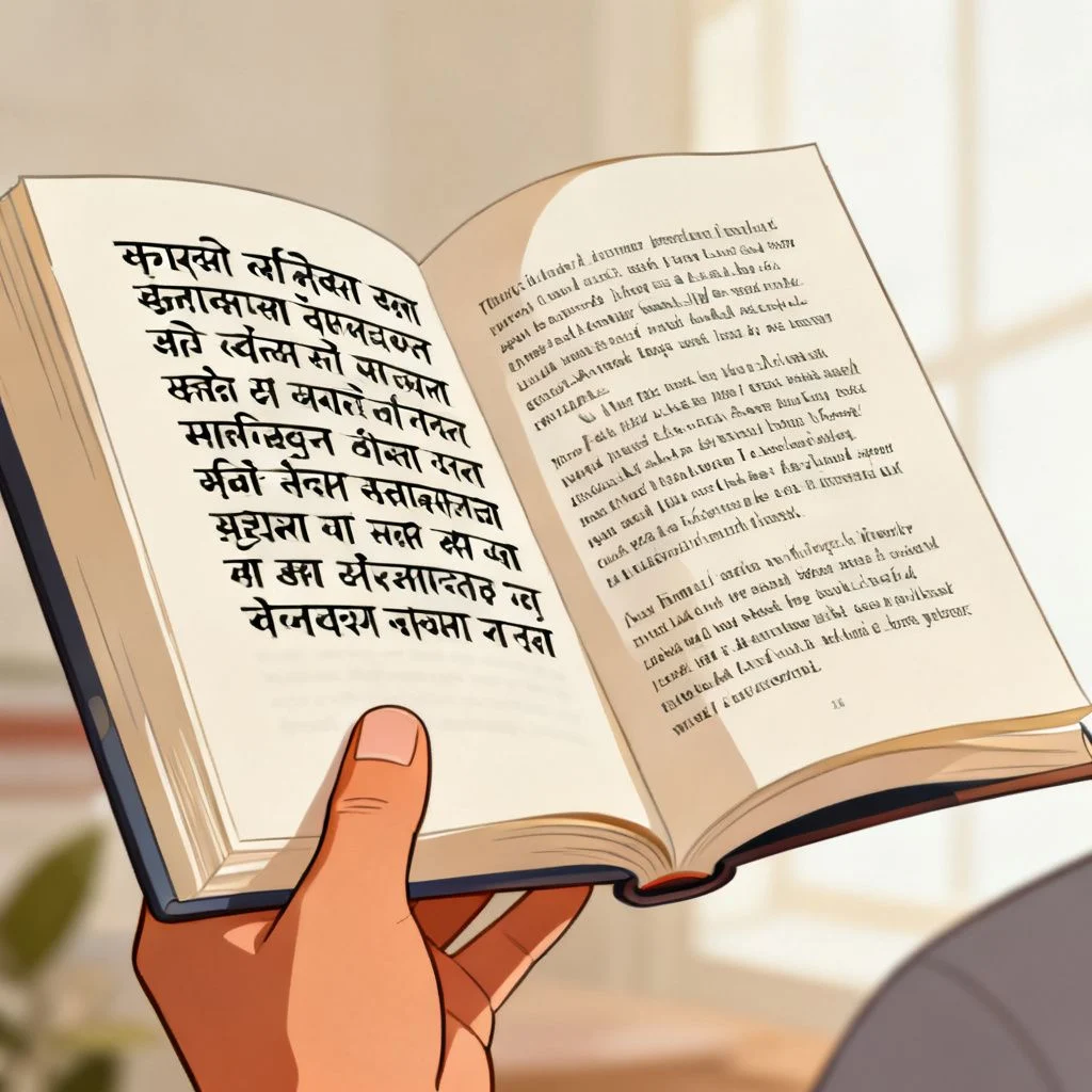 marathi to english illustration