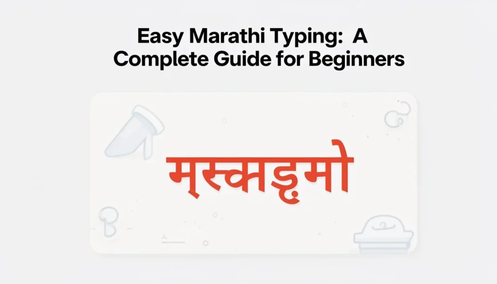 easy marathi typing — Easy Marathi Typing: A Complete Guide for Beginners