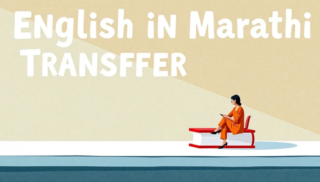 english in marathi transfer — English in Marathi Transfer: A Practical Guide to Translation Methods