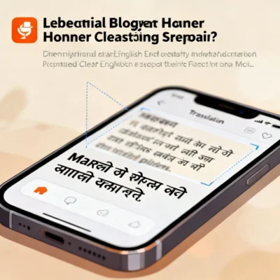 english to marathi translation scan illustration