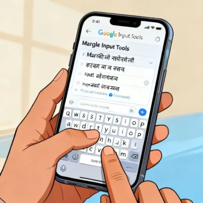 google input tools marathi illustration