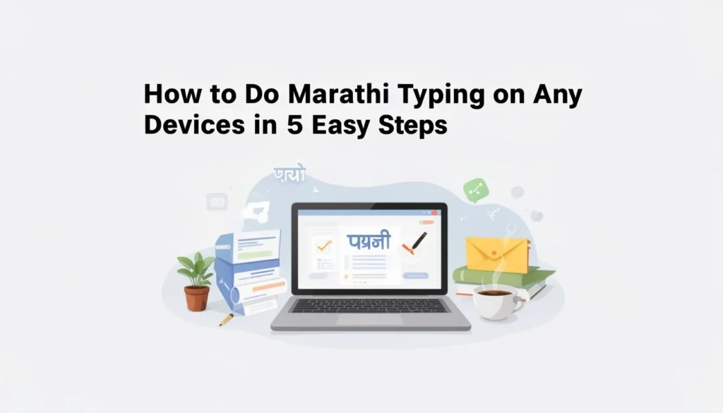 marathi typing — How to Do Marathi Typing on Any Device in 5 Easy Steps