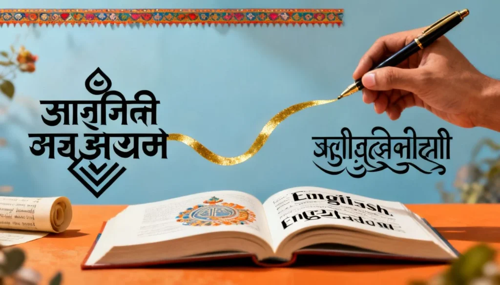 ट्रान्सलटे इंग्लिश तो मराठी ट्रान्सलेशन