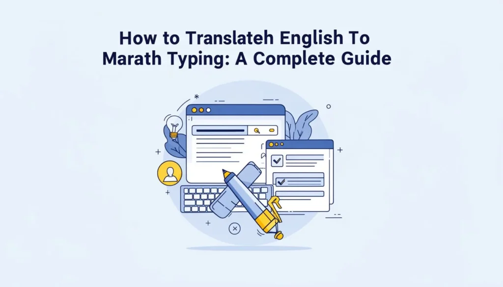 translate english to marathi typing — How to Translate English to Marathi Typing: A Complete Guide
