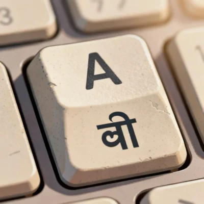english to marathi keyboard illustration