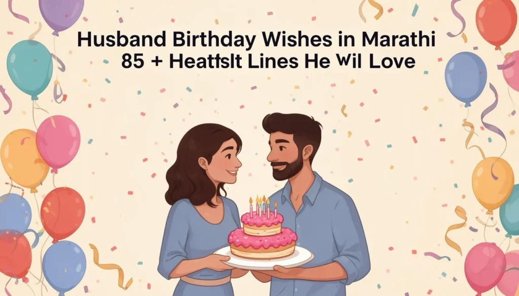 Husband Birthday Wishes in Marathi: 85+ Heartfelt Lines He Will Love