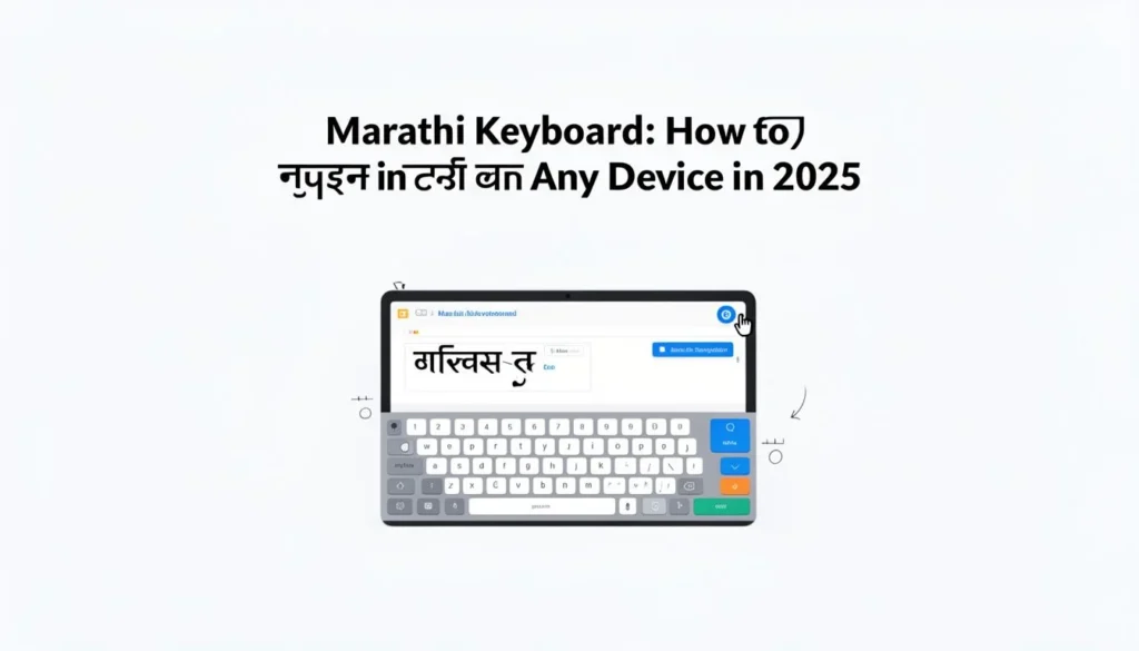marathi keyboard — Marathi Keyboard: How to Type in Marathi on Any Device in 2025