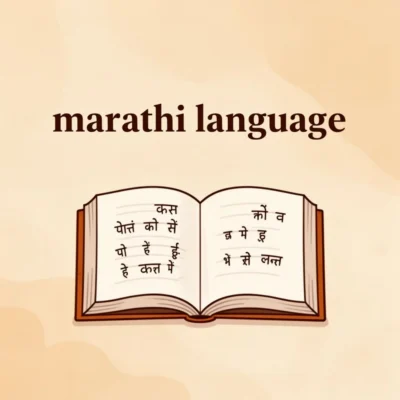 marathi language illustration