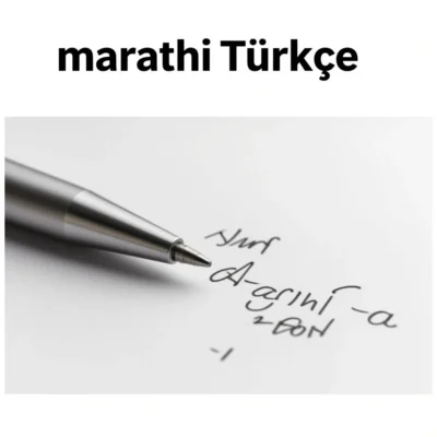 marathi Türkçe illustration
