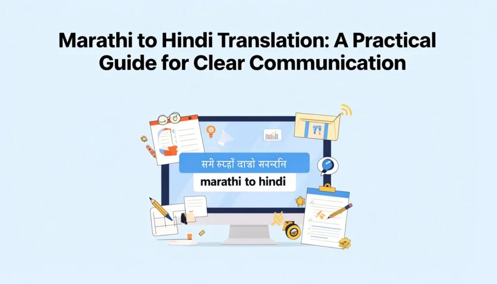 marathi to hindi — Marathi to Hindi Translation: A Practical Guide for Clear Communication