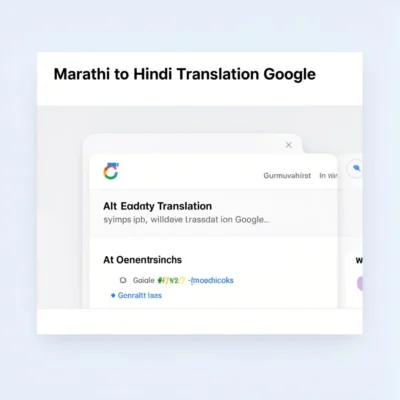 marathi to hindi translation google illustration