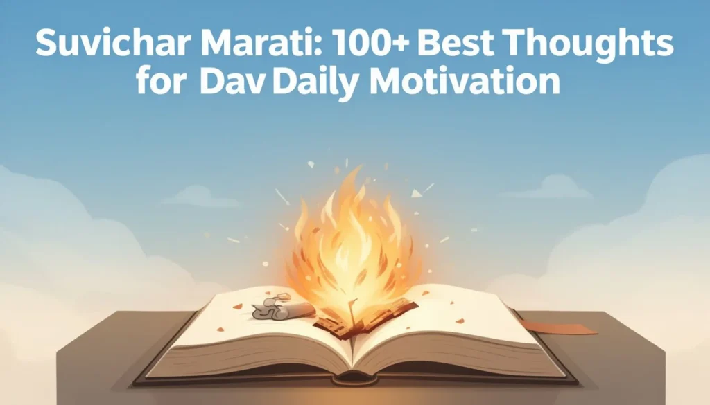 suvichar marathi — Suvichar Marathi: 100+ Best Thoughts for Daily Motivation
