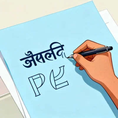 translate english to marathi words illustration