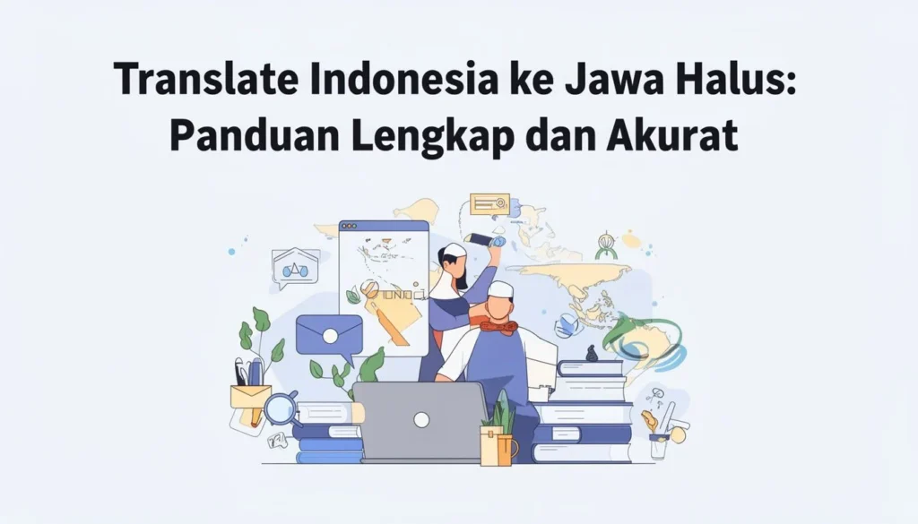 translate indonesia ke jawa halus — Translate Indonesia ke Jawa Halus: Panduan Lengkap dan Akurat