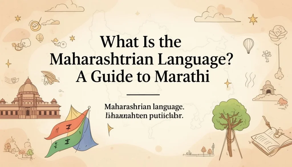 maharashtrian language — What Is the Maharashtrian Language? A Guide to Marathi