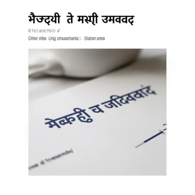 इंग्रजी ते मराठी अनुवाद illustration