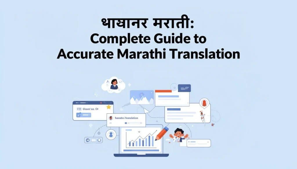भाषांतर मराठी — भाषांतर मराठी: Complete Guide to Accurate Marathi Translation