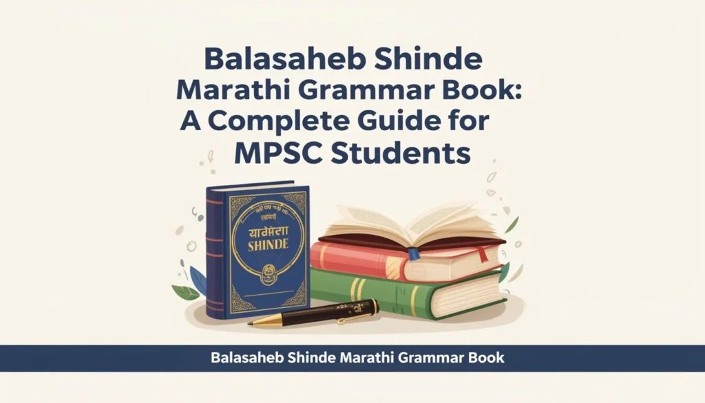 balasaheb shinde marathi grammar book — Balasaheb Shinde Marathi Grammar Book: A Complete Guide for MPSC Students