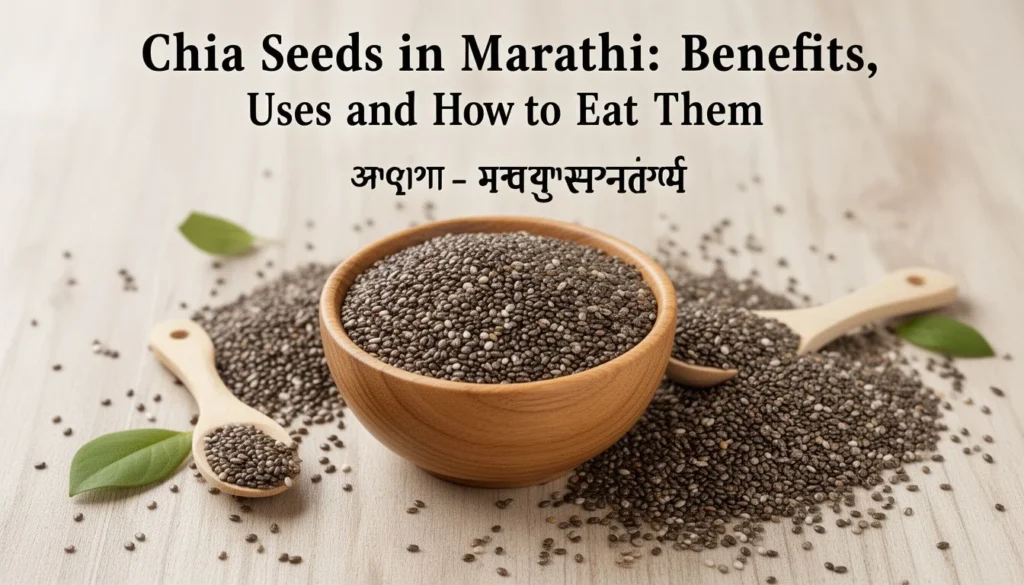 chia seeds in marathi — Chia Seeds in Marathi: Benefits, Uses, and How to Eat Them