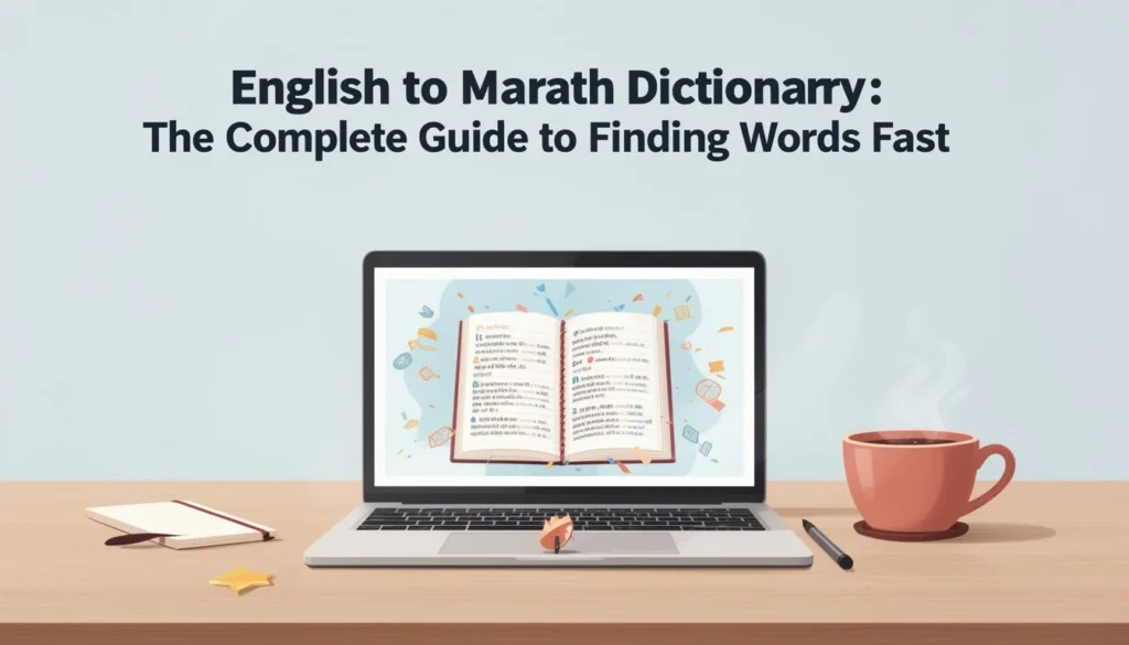 english to marathi dictionary — English to Marathi Dictionary: The Complete Guide to Finding Words Fast