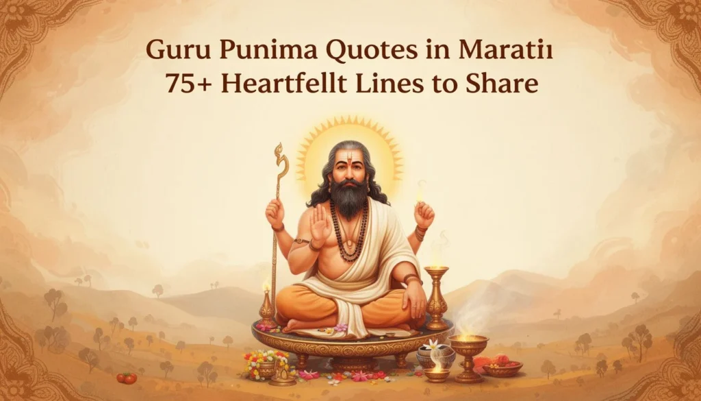 guru purnima quotes in marathi — Guru Purnima Quotes in Marathi: 75+ Heartfelt Lines to Share