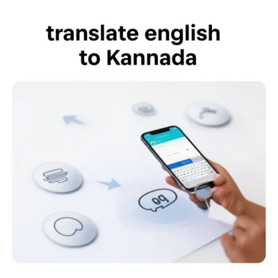 translate english to kannada illustration