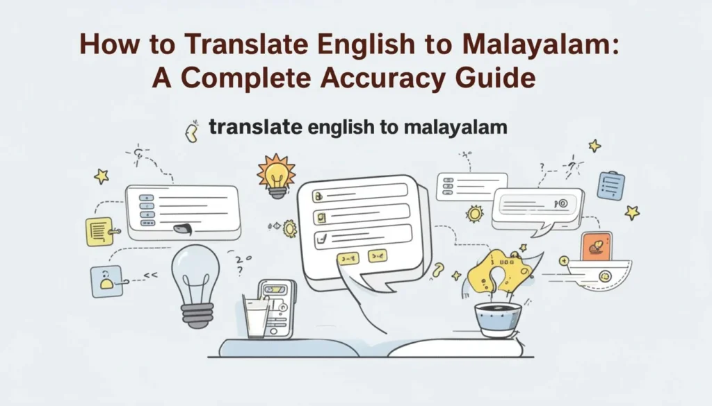 translate english to malayalam — How to Translate English to Malayalam: A Complete Accuracy Guide