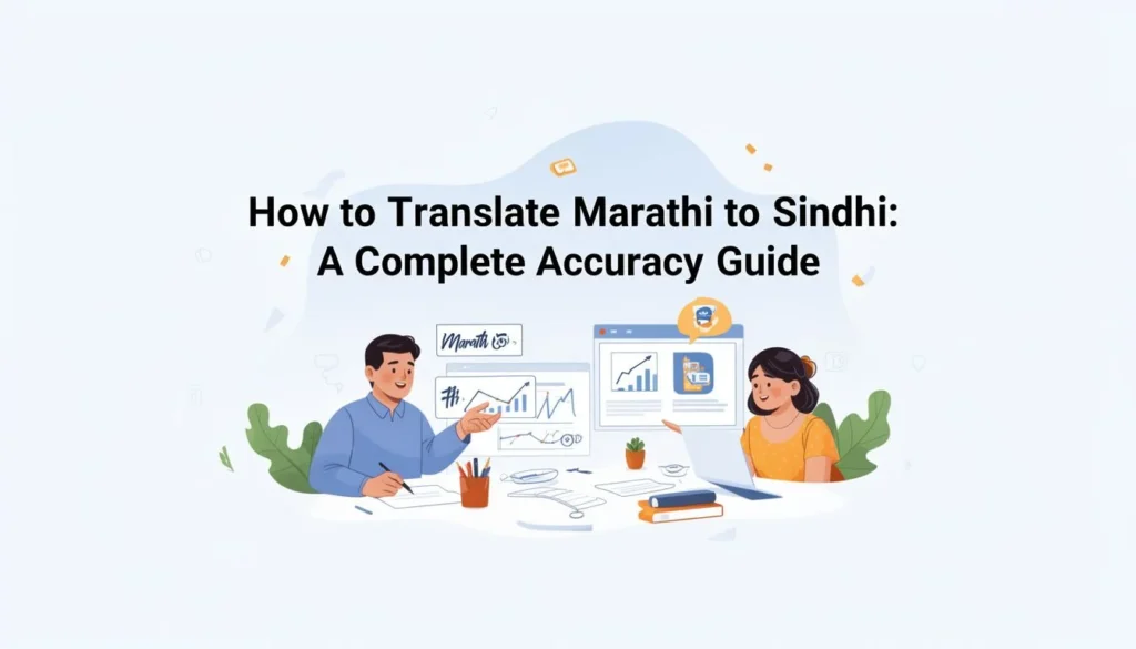 Marathi to Sindhi — How to Translate Marathi to Sindhi: A Complete Accuracy Guide