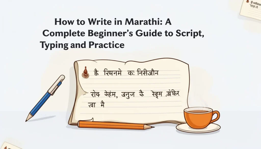 how to write in marathi — How to Write in Marathi: A Complete Beginner\'s Guide to Script, Typing, and Practice