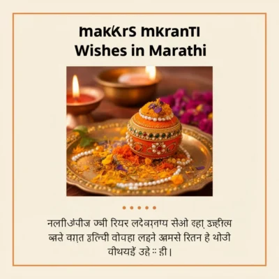 makar sankranti wishes in marathi illustration