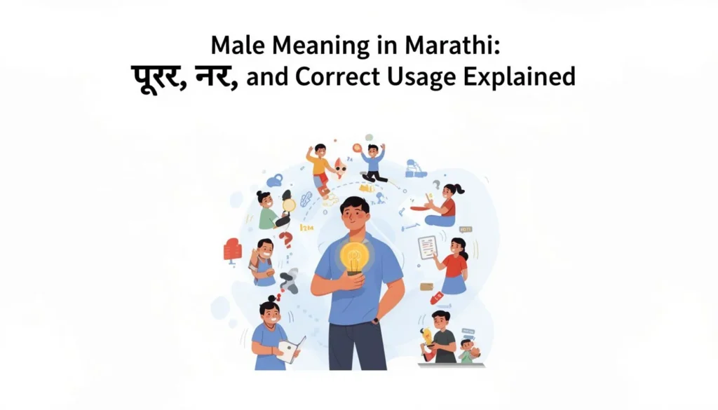 male meaning in marathi — Male Meaning in Marathi: पुरुष, नर, and Correct Usage Explained