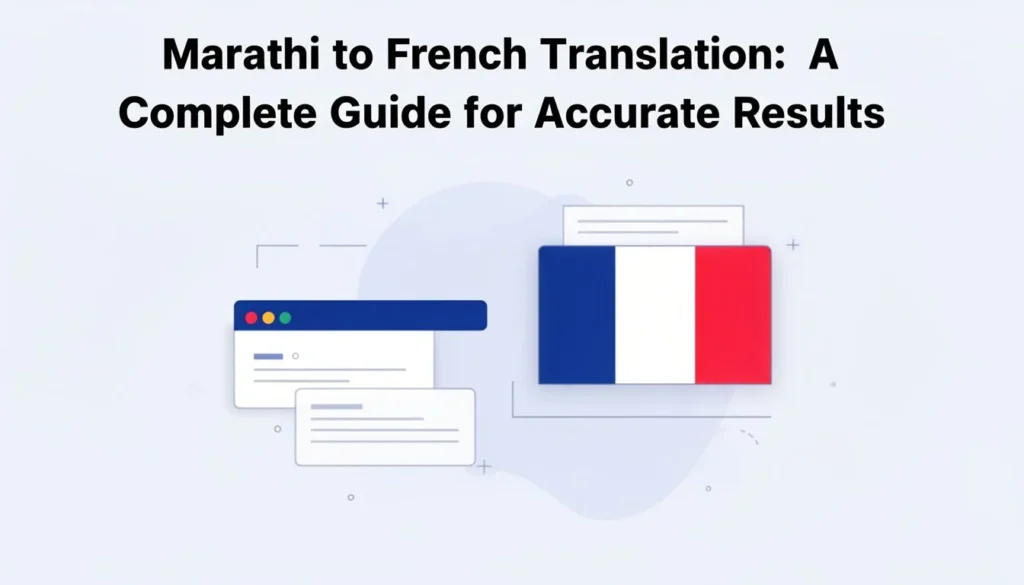 marathi to french translation — Marathi to French Translation: A Complete Guide for Accurate Results