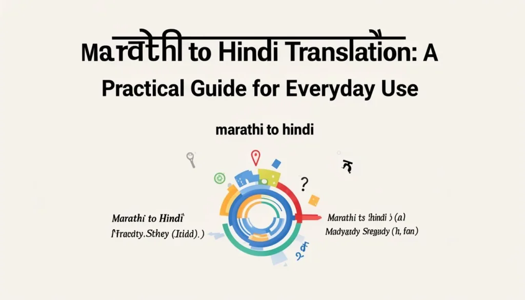 marathi to hindi — Marathi to Hindi Translation: A Practical Guide for Everyday Use