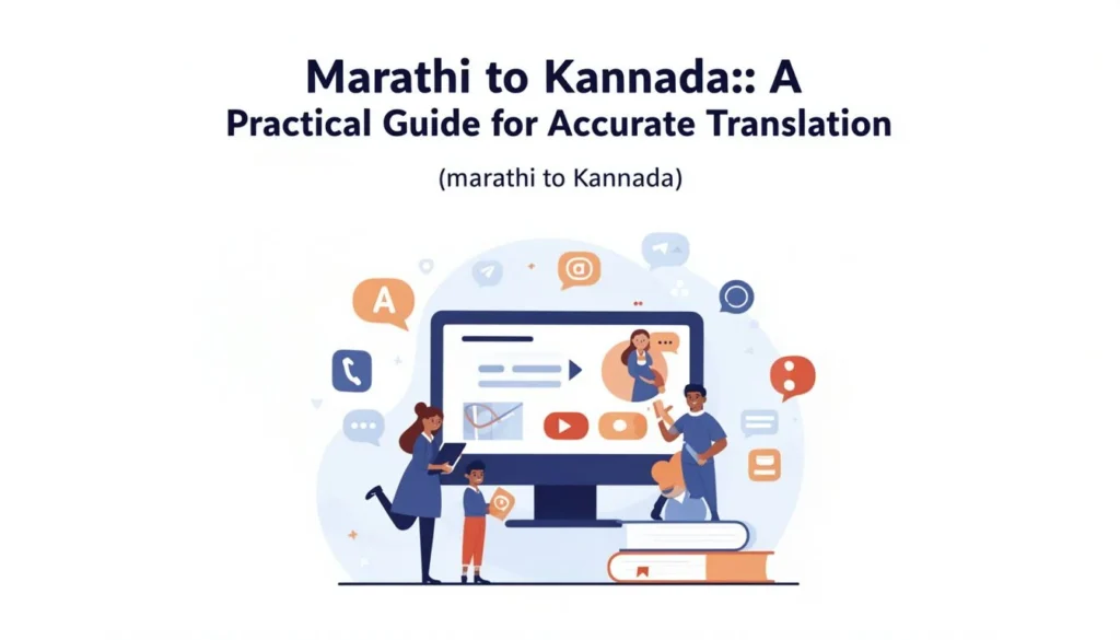marathi to kannada — Marathi to Kannada: A Practical Guide for Accurate Translation
