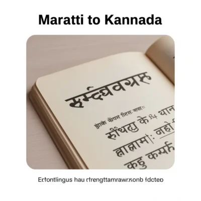 marathi to kannada illustration