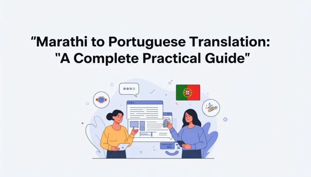 marathi to portuguese translation — Marathi to Portuguese Translation: A Complete Practical Guide