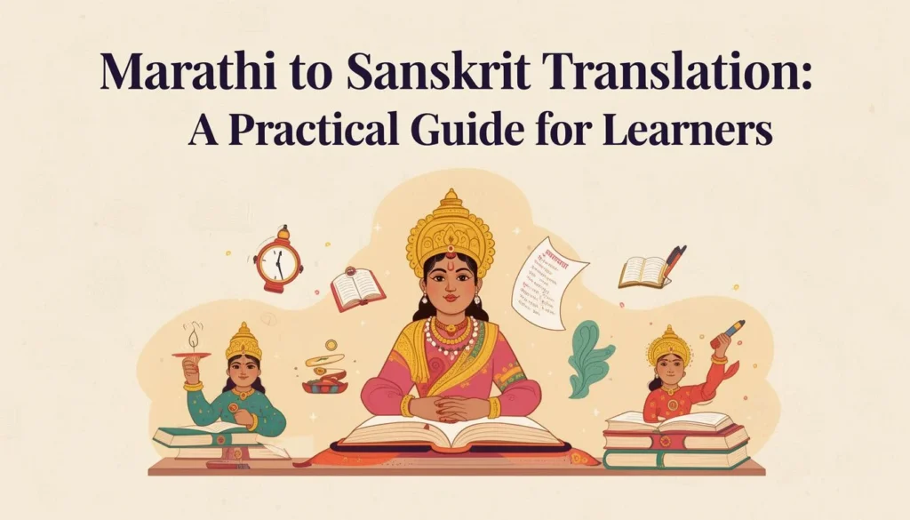 marathi to sanskrit — Marathi to Sanskrit Translation: A Practical Guide for Learners