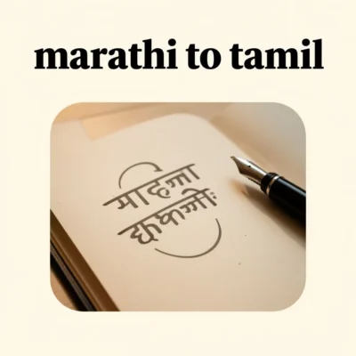 marathi to tamil illustration