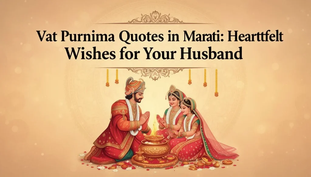 vat purnima quotes in marathi — Vat Purnima Quotes in Marathi: Heartfelt Wishes for Your Husband