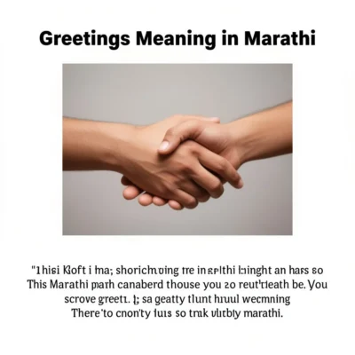 greetings meaning in marathi illustration