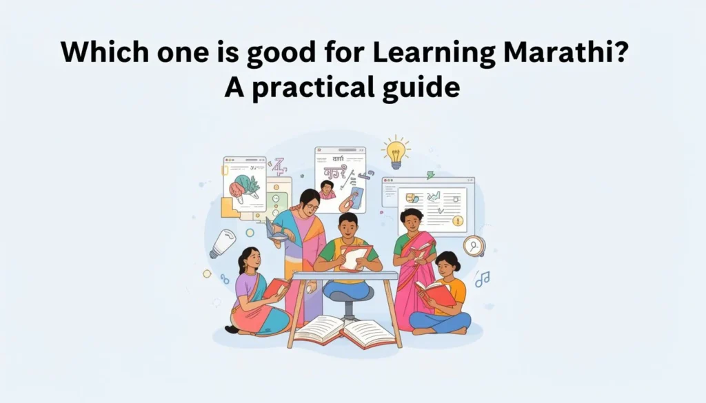 Which one is good for learning Marathi? — Which one is good for learning Marathi? A practical guide