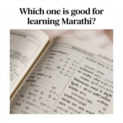 Which one is good for learning Marathi? illustration