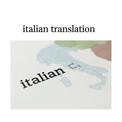 italian translation illustration