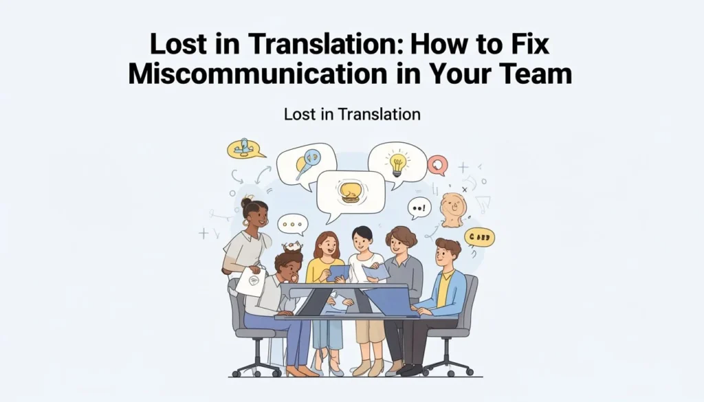 Lost in Translation: How to Fix Miscommunication in Your Team